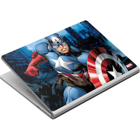 Marvel Captain America Portrait Surface Book Skin